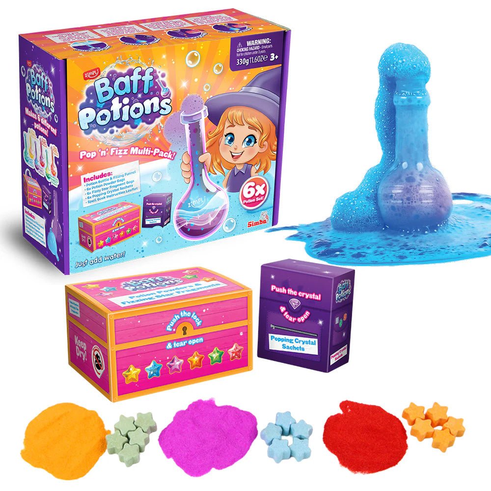 JUGUETE DE BAÑO ZIMPLIKIDS ·PACK DE POCIONES MÁGICAS· - Happy Moments Baby