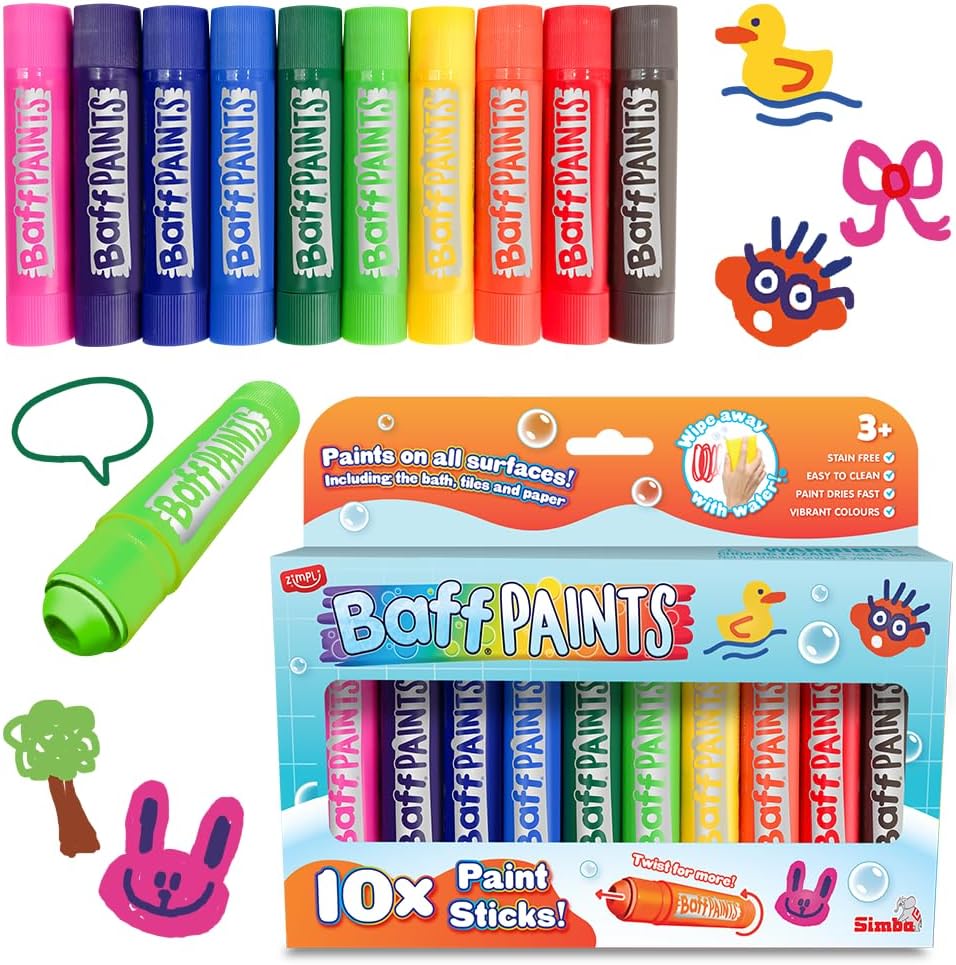 JUGUETE DE BAÑO ZIMPLIKIDS ·PINTURAS BAFF· - Happy Moments Baby