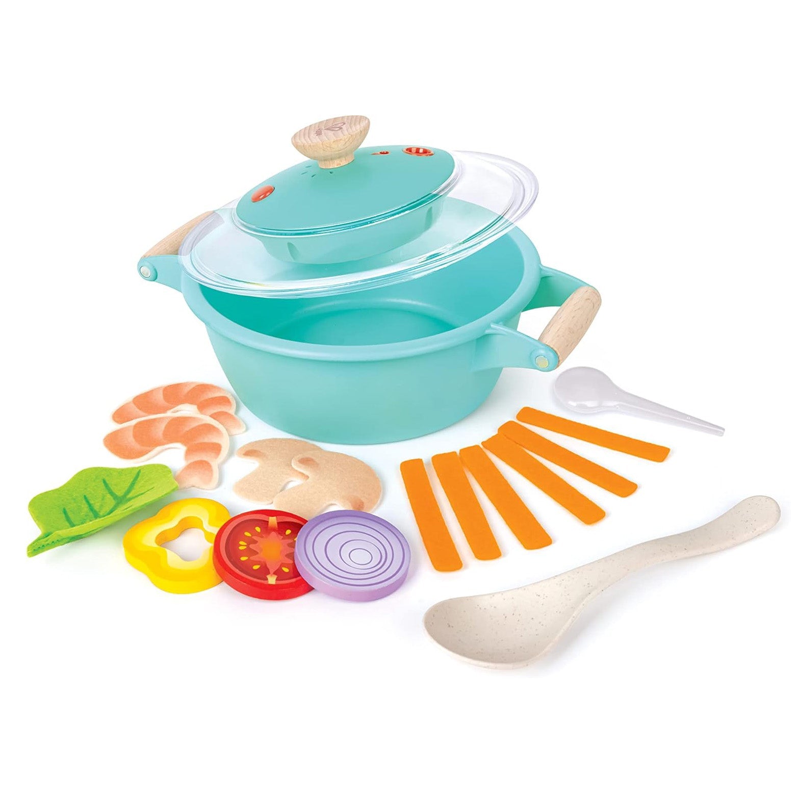 JUGUETE DE MADERA HAPE ·JUEGO DE COCINA LITTLE CHEF· - Happy Moments Baby