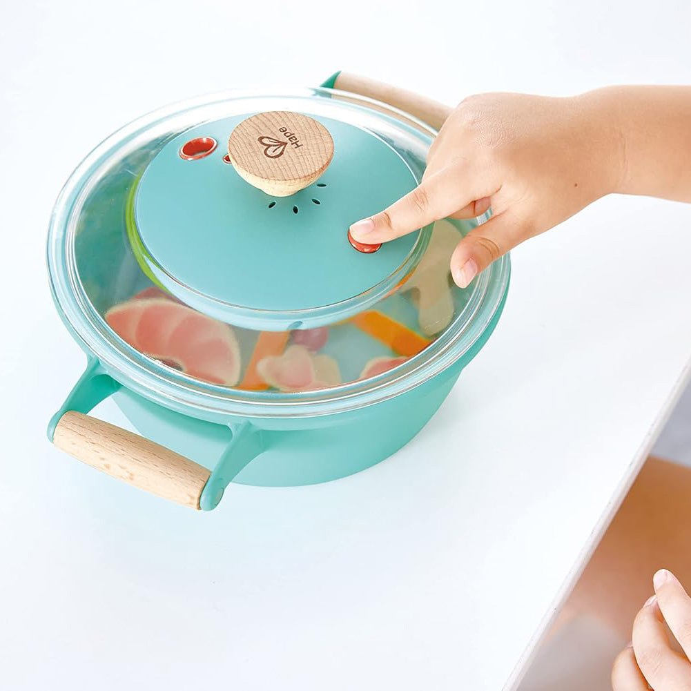 JUGUETE DE MADERA HAPE ·JUEGO DE COCINA LITTLE CHEF· - Happy Moments Baby
