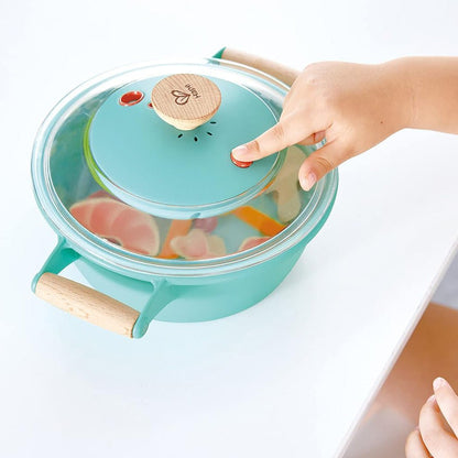 JUGUETE DE MADERA HAPE ·JUEGO DE COCINA LITTLE CHEF· - Happy Moments Baby