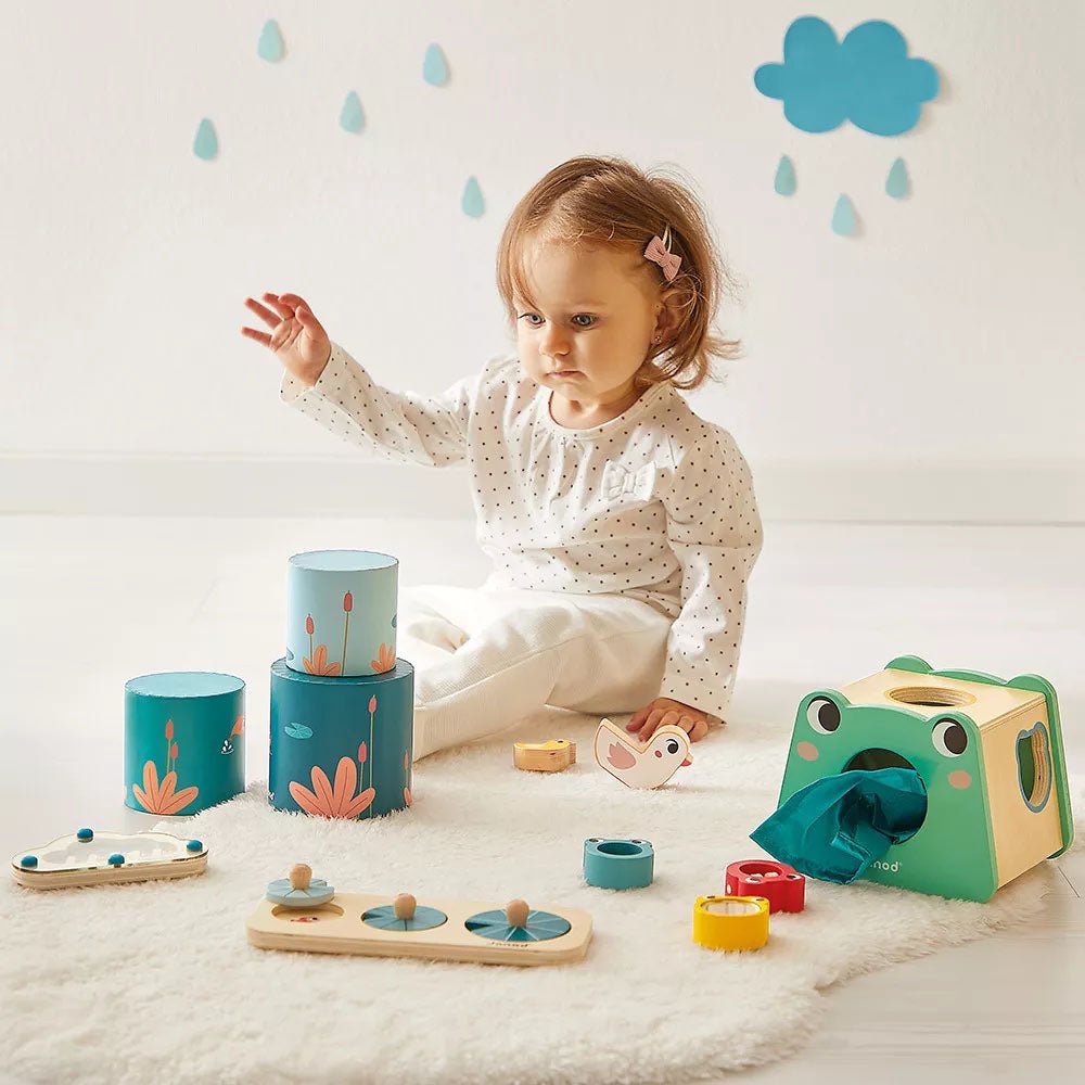 JUGUETE DE MADERA JANOD ·BOX REGALO 12 MESES· - Happy Moments Baby