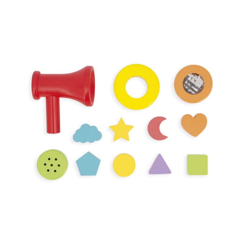 JUGUETE DE MADERA JANOD ·CAJA SENSORIAL· - Happy Moments Baby