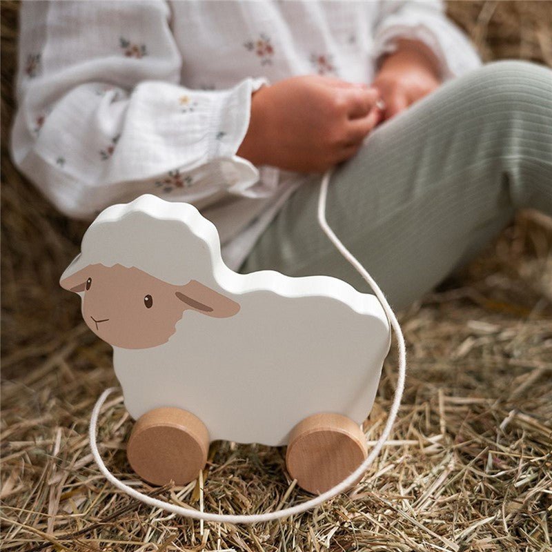 JUGUETE DE MADERA LITTLE DUTCH ·ARRASTRE OVEJA· - Happy Moments Baby