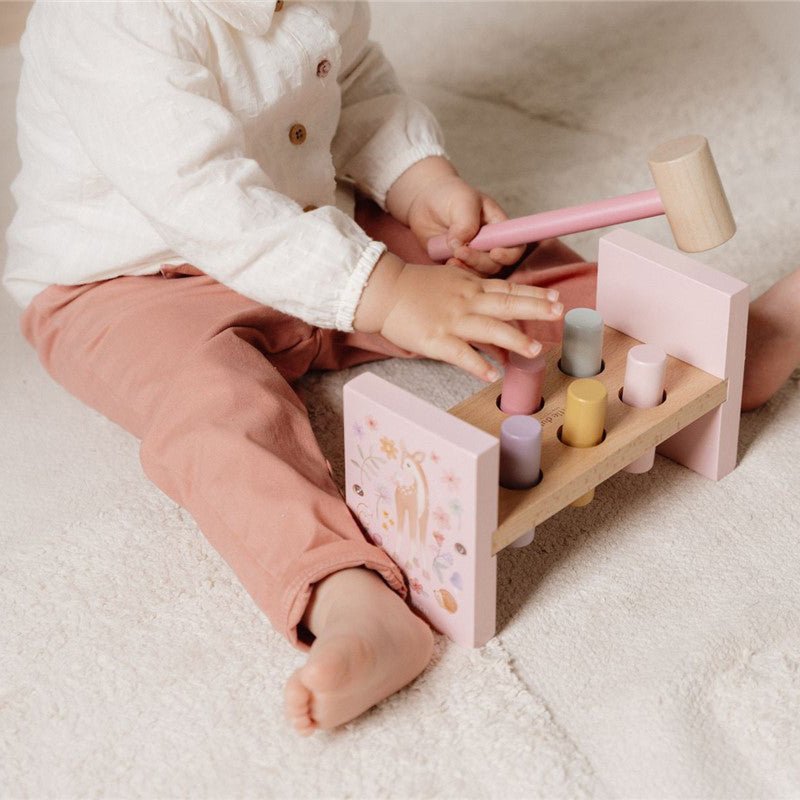 JUGUETE DE MADERA LITTLE DUTCH ·BANCO DE GOLPEO FAIRY GARDEN· - Happy Moments Baby