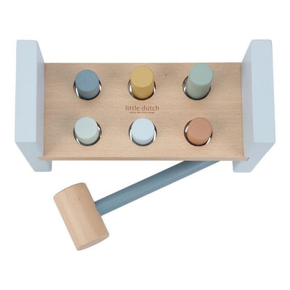 JUGUETE DE MADERA LITTLE DUTCH ·BANCO DE GOLPEO FOREST FRIENDS· - Happy Moments Baby