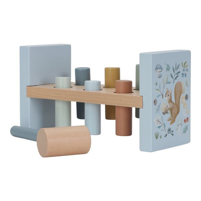 JUGUETE DE MADERA LITTLE DUTCH ·BANCO DE GOLPEO FOREST FRIENDS· - Happy Moments Baby