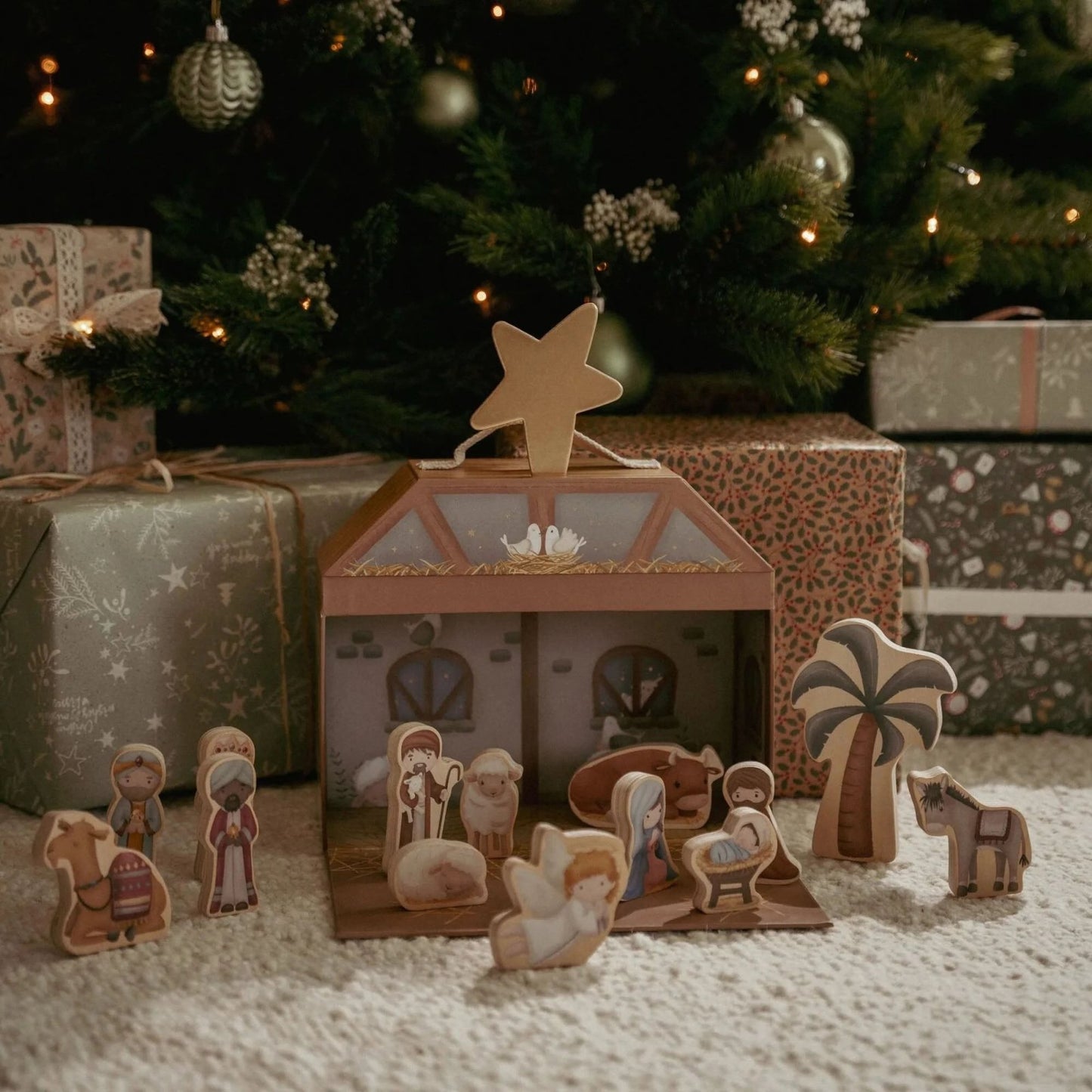 JUGUETE DE MADERA LITTLE DUTCH ·BELÉN NAVIDAD· - Happy Moments Baby