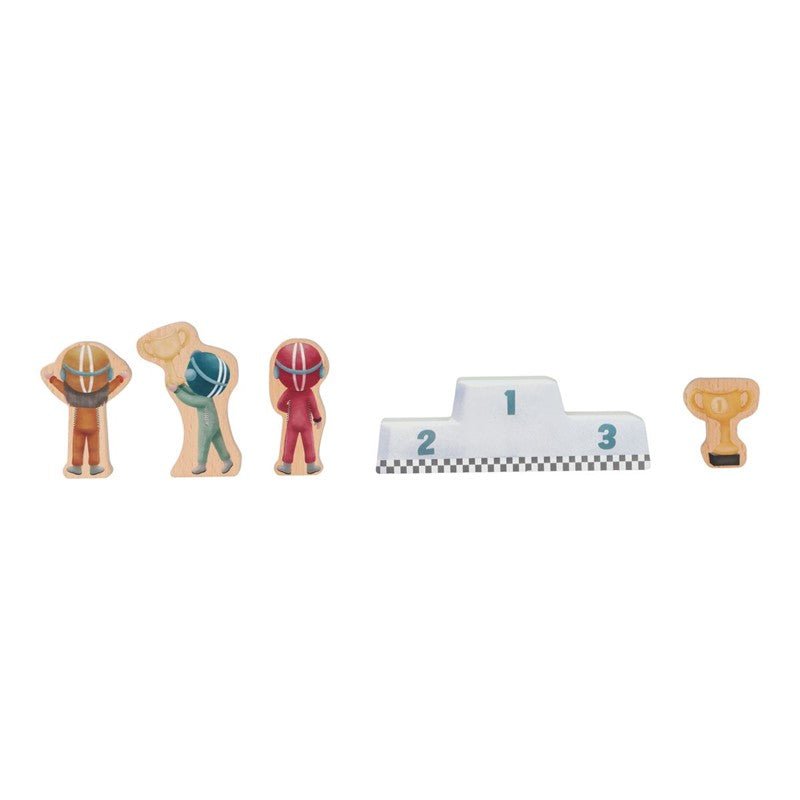 JUGUETE DE MADERA LITTLE DUTCH ·CAJA DE JUEGO CON PISTA DE CARRERAS· - Happy Moments Baby