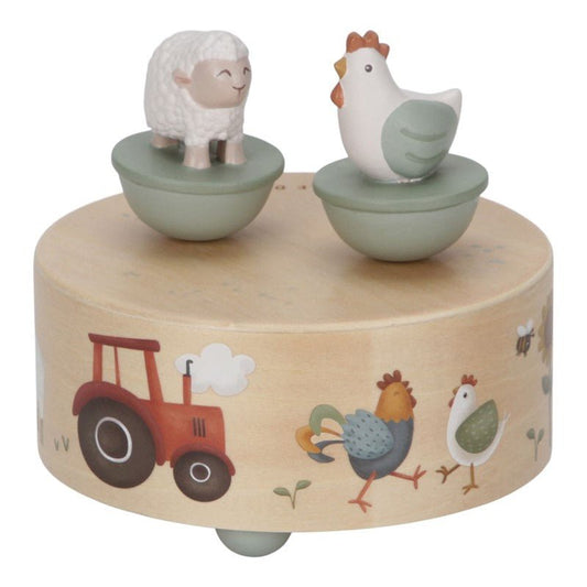 JUGUETE DE MADERA LITTLE DUTCH ·CAJA DE MÚSICA LITTLE FARM· - Happy Moments Baby