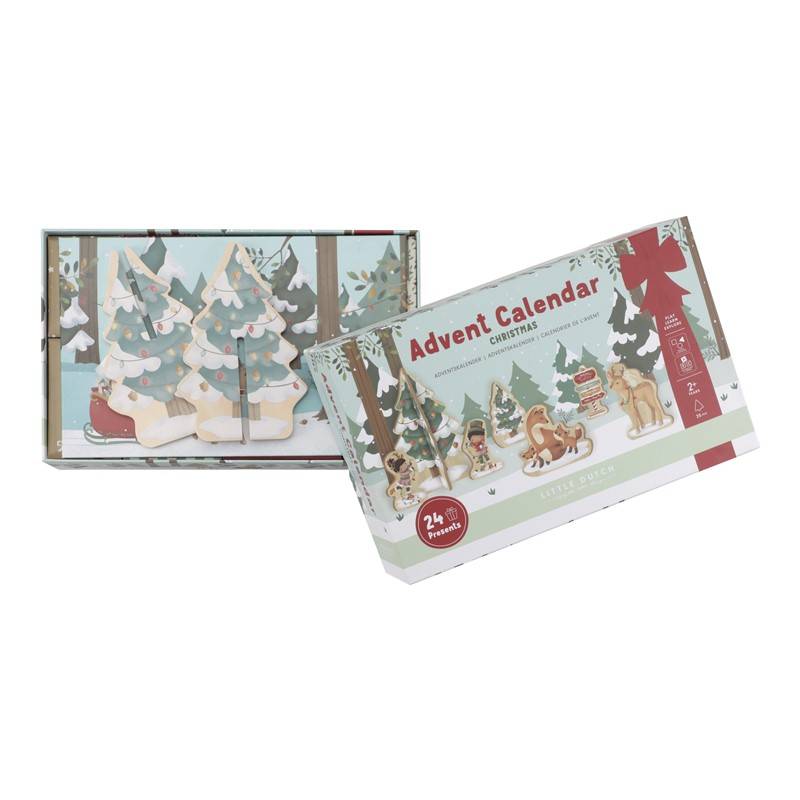 JUGUETE DE MADERA LITTLE DUTCH ·CALENDARIO ADVIENTO NAVIDAD· - Happy Moments Baby