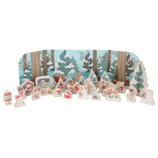 JUGUETE DE MADERA LITTLE DUTCH ·CALENDARIO ADVIENTO NAVIDAD· - Happy Moments Baby