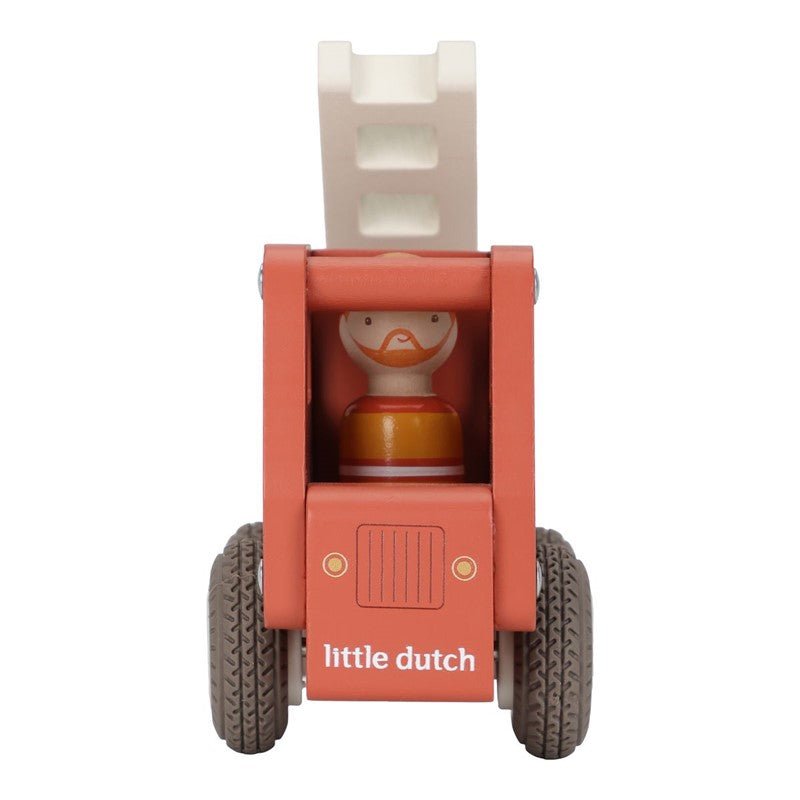 JUGUETE DE MADERA LITTLE DUTCH ·CAMIÓN DE BOMBEROS· - Happy Moments Baby