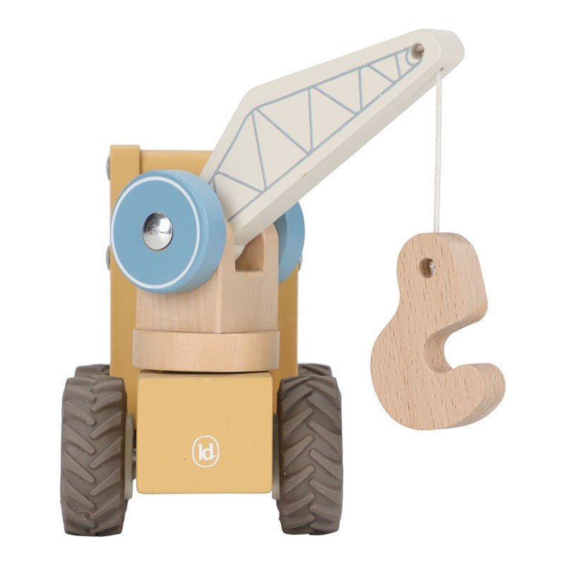 JUGUETE DE MADERA LITTLE DUTCH ·CAMIÓN GRÚA· - Happy Moments Baby