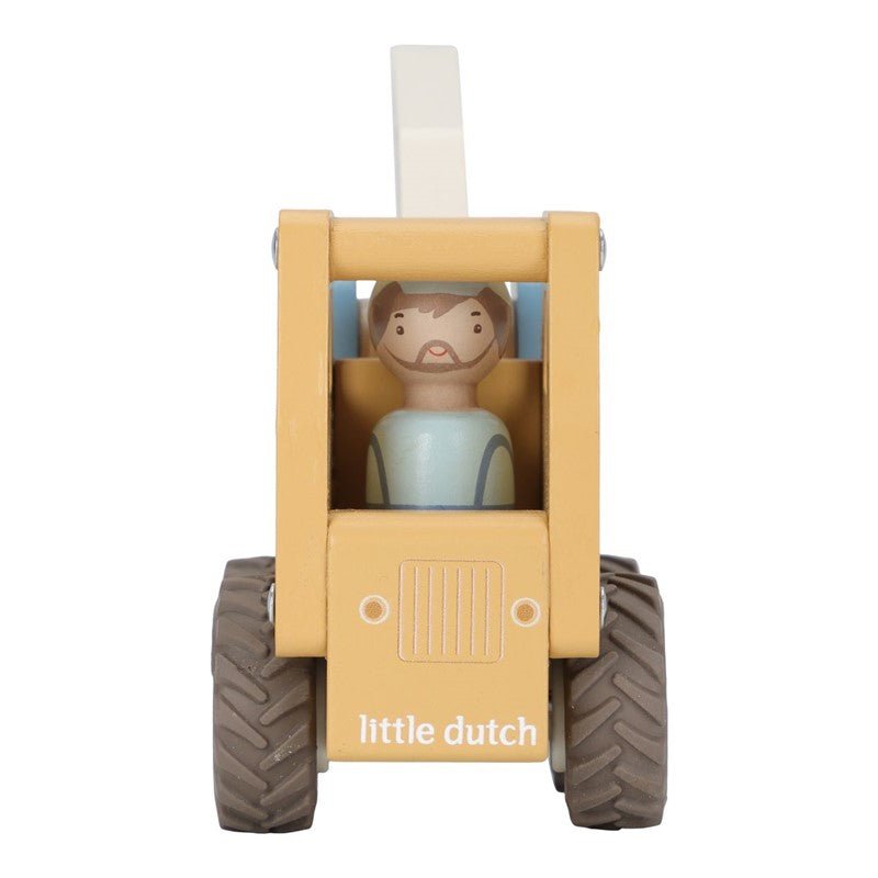 JUGUETE DE MADERA LITTLE DUTCH ·CAMIÓN GRÚA· - Happy Moments Baby