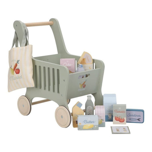 JUGUETE DE MADERA LITTLE DUTCH ·CARRITO DE LA COMPRA· - Happy Moments Baby