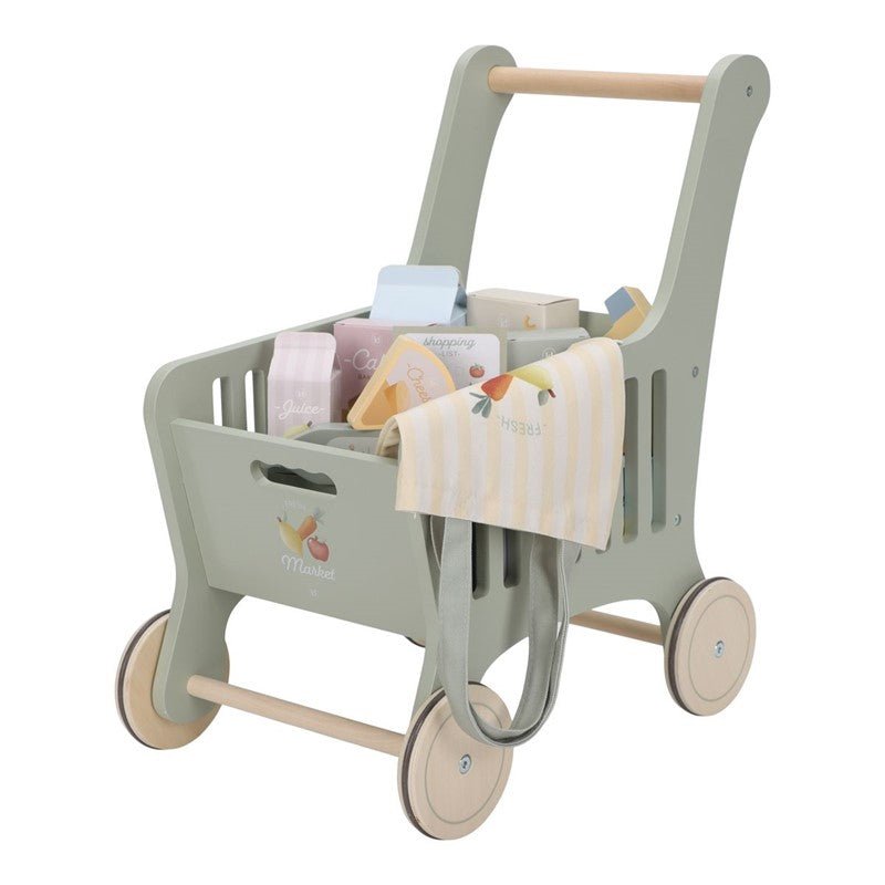 JUGUETE DE MADERA LITTLE DUTCH ·CARRITO DE LA COMPRA· - Happy Moments Baby