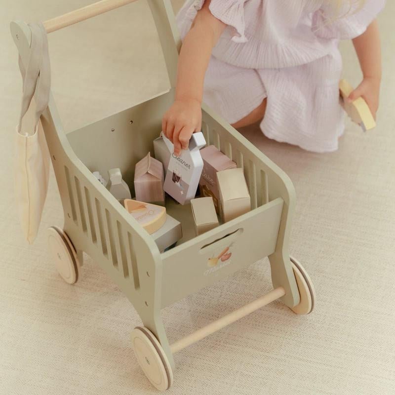 JUGUETE DE MADERA LITTLE DUTCH ·CARRITO DE LA COMPRA· - Happy Moments Baby