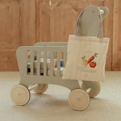JUGUETE DE MADERA LITTLE DUTCH ·CARRITO DE LA COMPRA· - Happy Moments Baby
