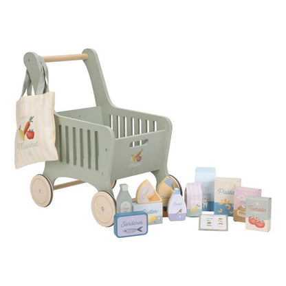 JUGUETE DE MADERA LITTLE DUTCH ·CARRITO DE LA COMPRA· - Happy Moments Baby