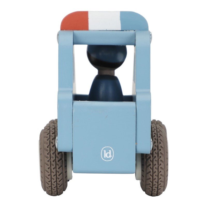 JUGUETE DE MADERA LITTLE DUTCH ·COCHE DE POLICÍA· - Happy Moments Baby