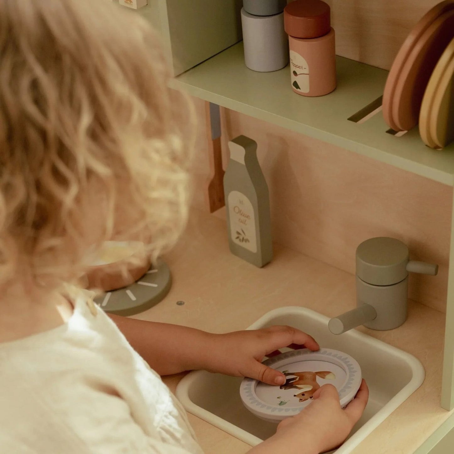 JUGUETE DE MADERA LITTLE DUTCH ·COCINA MENTA· - Happy Moments Baby