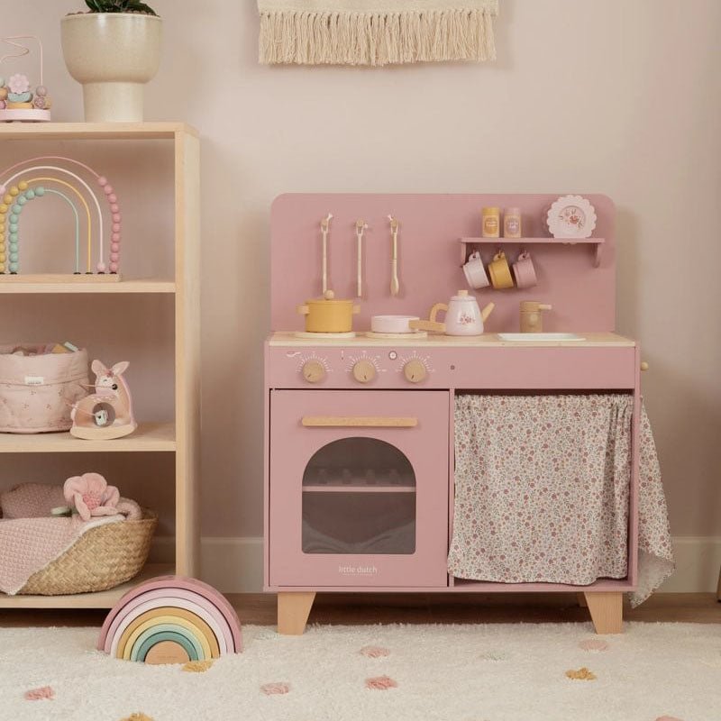 JUGUETE DE MADERA LITTLE DUTCH ·COCINA ROSA· - Happy Moments Baby