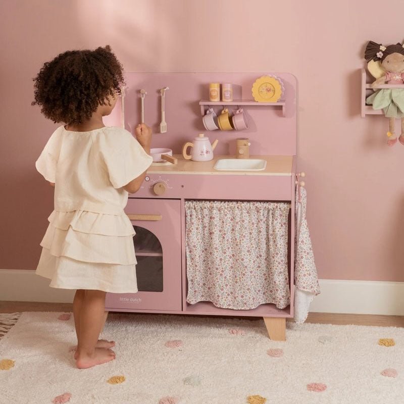 JUGUETE DE MADERA LITTLE DUTCH ·COCINA ROSA· - Happy Moments Baby