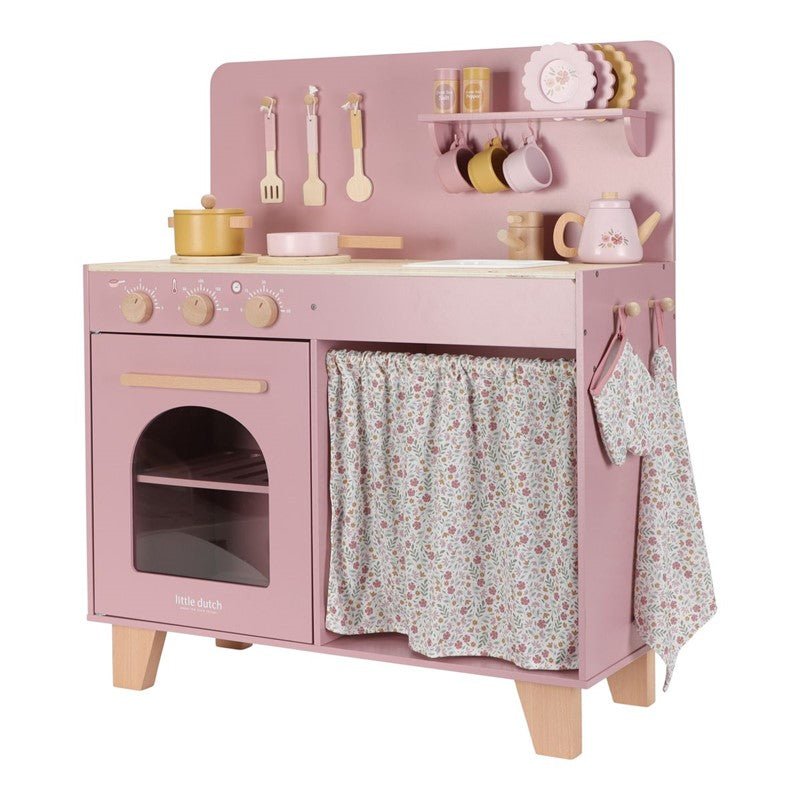 JUGUETE DE MADERA LITTLE DUTCH ·COCINA ROSA· - Happy Moments Baby