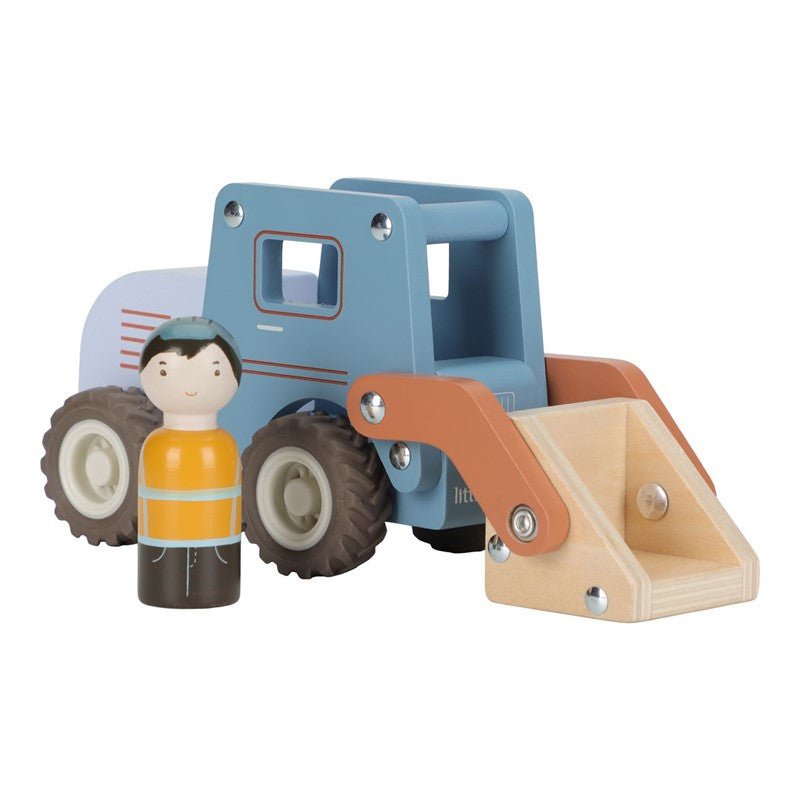 JUGUETE DE MADERA LITTLE DUTCH ·EXCAVADORA· - Happy Moments Baby