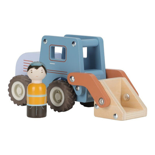 JUGUETE DE MADERA LITTLE DUTCH ·EXCAVADORA· - Happy Moments Baby