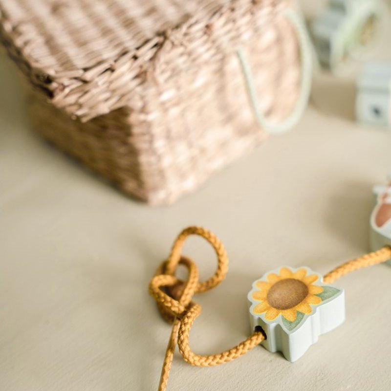 JUGUETE DE MADERA LITTLE DUTCH ·FIGURAS DE MADERA PARA ENLAZAR LITTLE FARM· - Happy Moments Baby