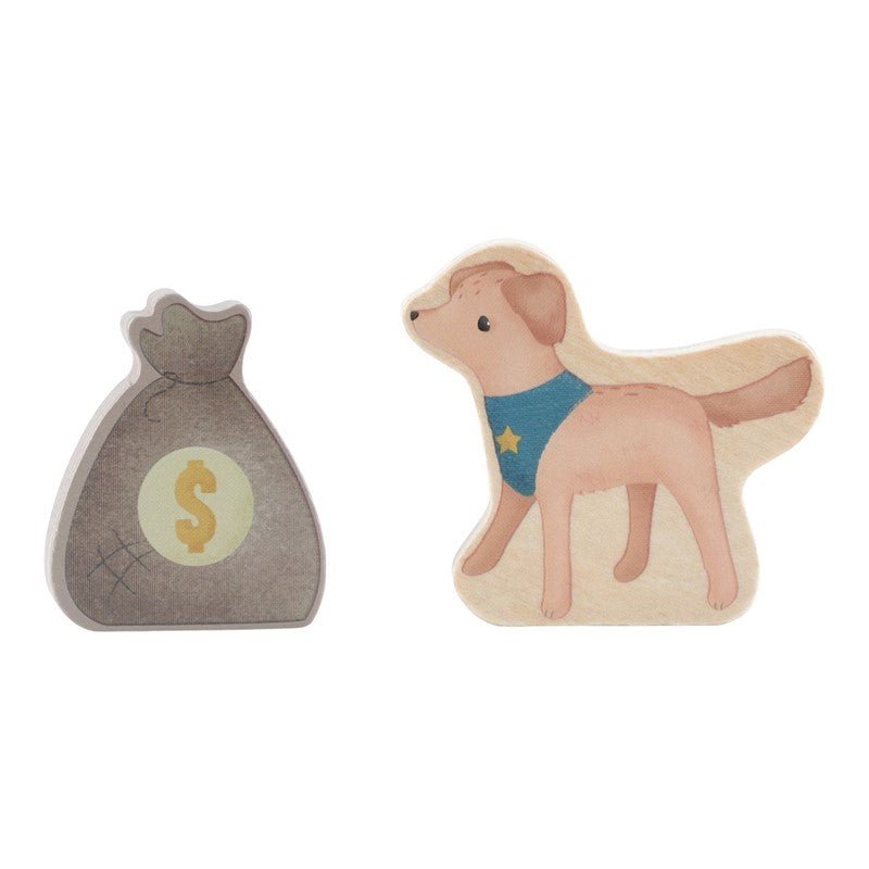 JUGUETE DE MADERA LITTLE DUTCH ·FURGÓN POLICIAL· - Happy Moments Baby