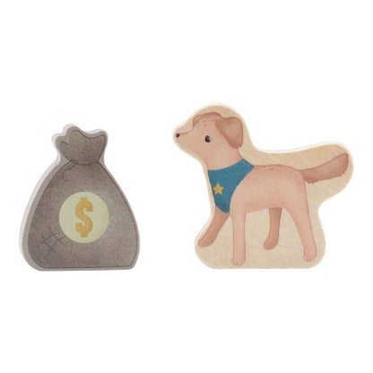 JUGUETE DE MADERA LITTLE DUTCH ·FURGÓN POLICIAL· - Happy Moments Baby