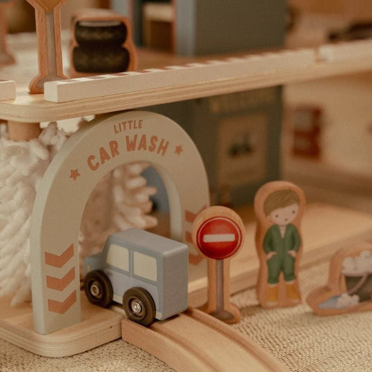 JUGUETE DE MADERA LITTLE DUTCH ·PARKING GARAJE· - Happy Moments Baby