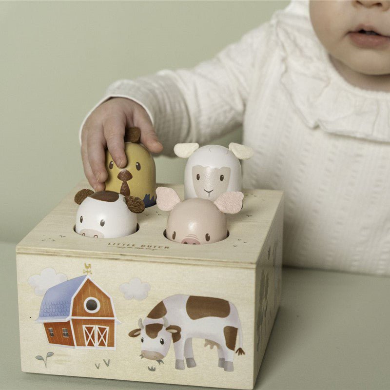 JUGUETE DE MADERA LITTLE DUTCH ·POP UP LITTLE FARM· - Happy Moments Baby