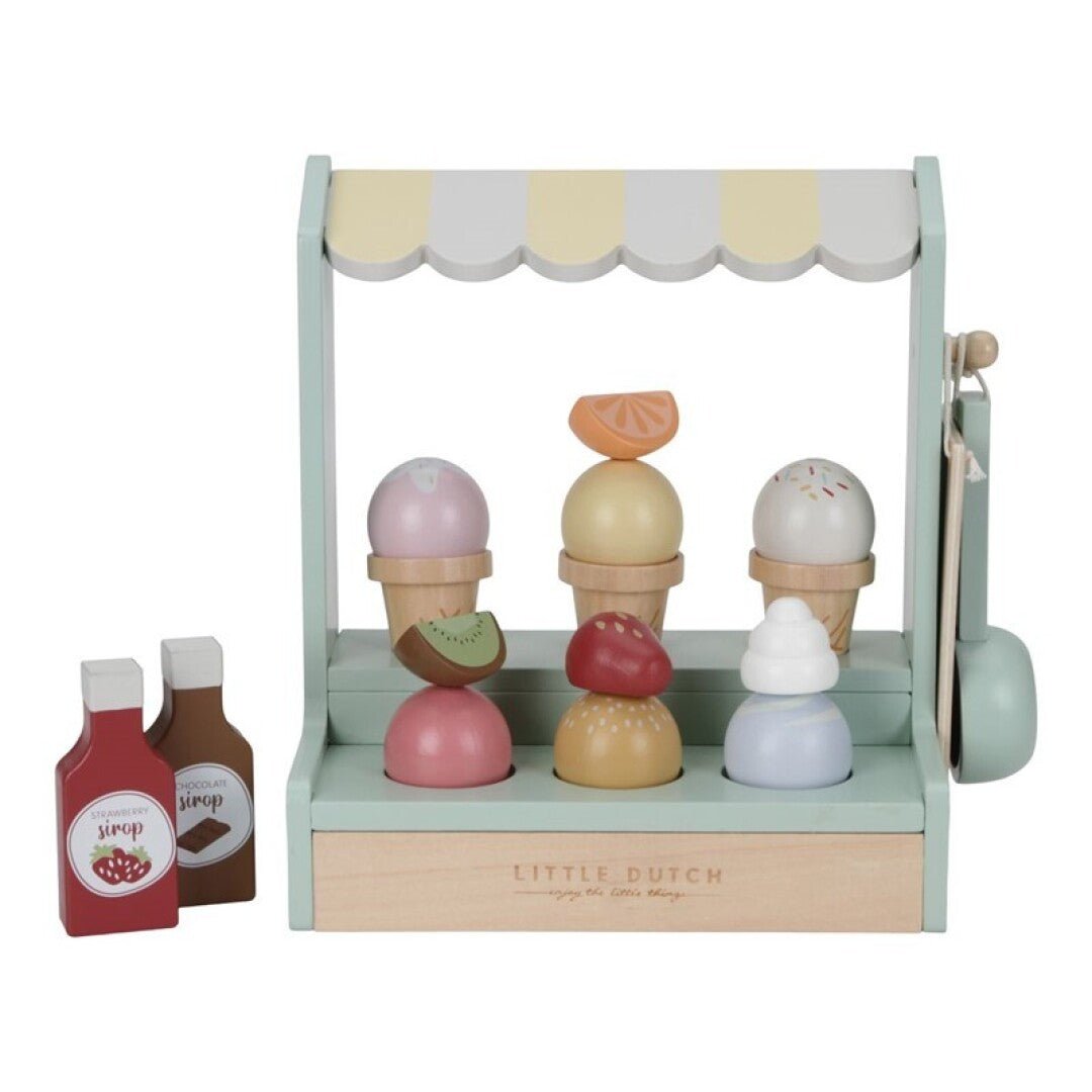 JUGUETE DE MADERA LITTLE DUTCH ·PUESTO DE HELADOS· - Happy Moments Baby