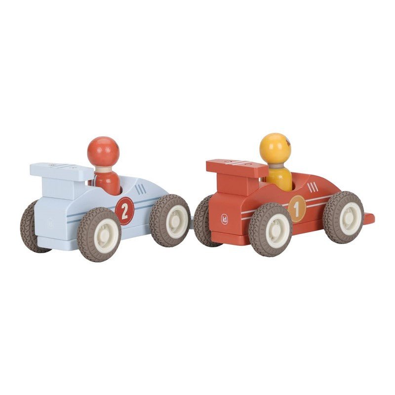 JUGUETE DE MADERA LITTLE DUTCH ·SET DE COCHES DE CARRERAS· - Happy Moments Baby