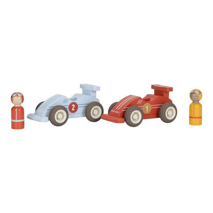 JUGUETE DE MADERA LITTLE DUTCH ·SET DE COCHES DE CARRERAS· - Happy Moments Baby