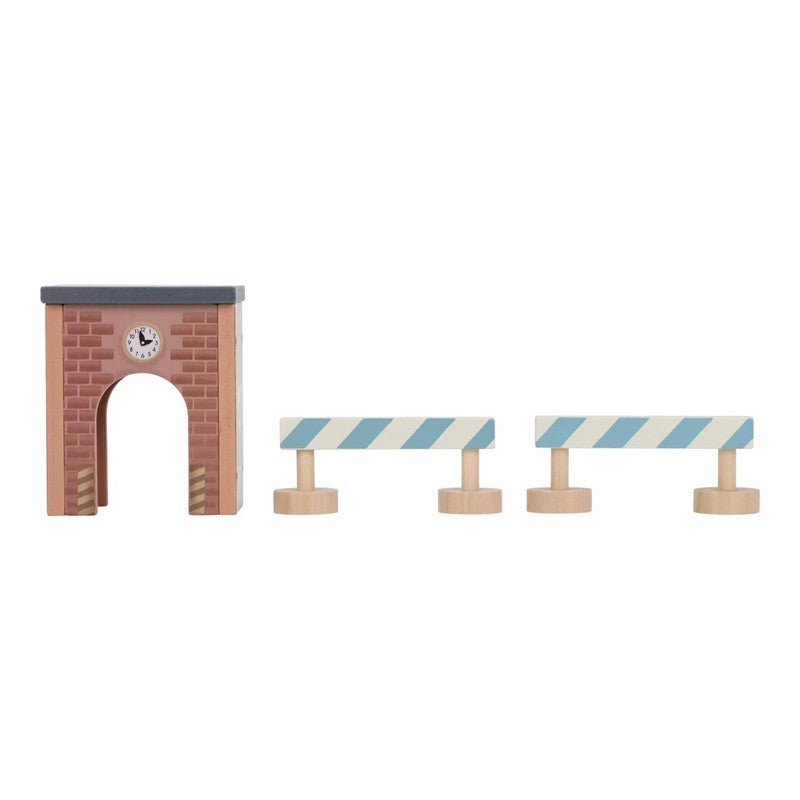 JUGUETE DE MADERA LITTLE DUTCH ·SET DE CONSTRUCCIÓN CON GRÚA· - Happy Moments Baby