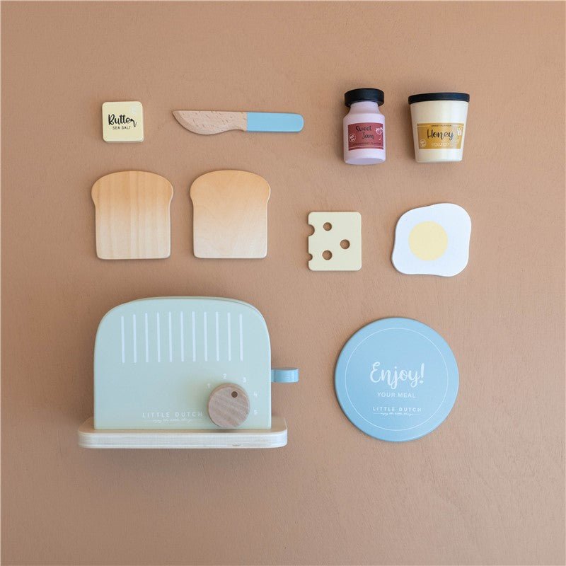 JUGUETE DE MADERA LITTLE DUTCH ·SET DE TOSTADORA· - Happy Moments Baby
