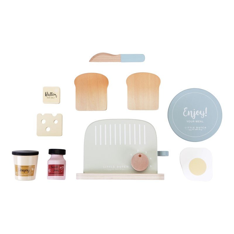 JUGUETE DE MADERA LITTLE DUTCH ·SET DE TOSTADORA· - Happy Moments Baby