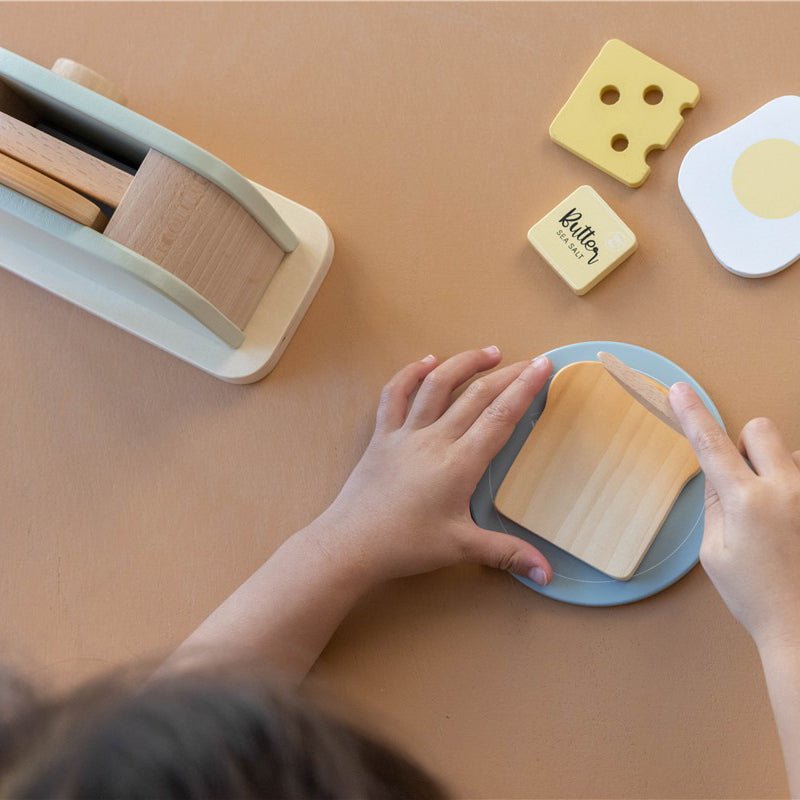 JUGUETE DE MADERA LITTLE DUTCH ·SET DE TOSTADORA· - Happy Moments Baby