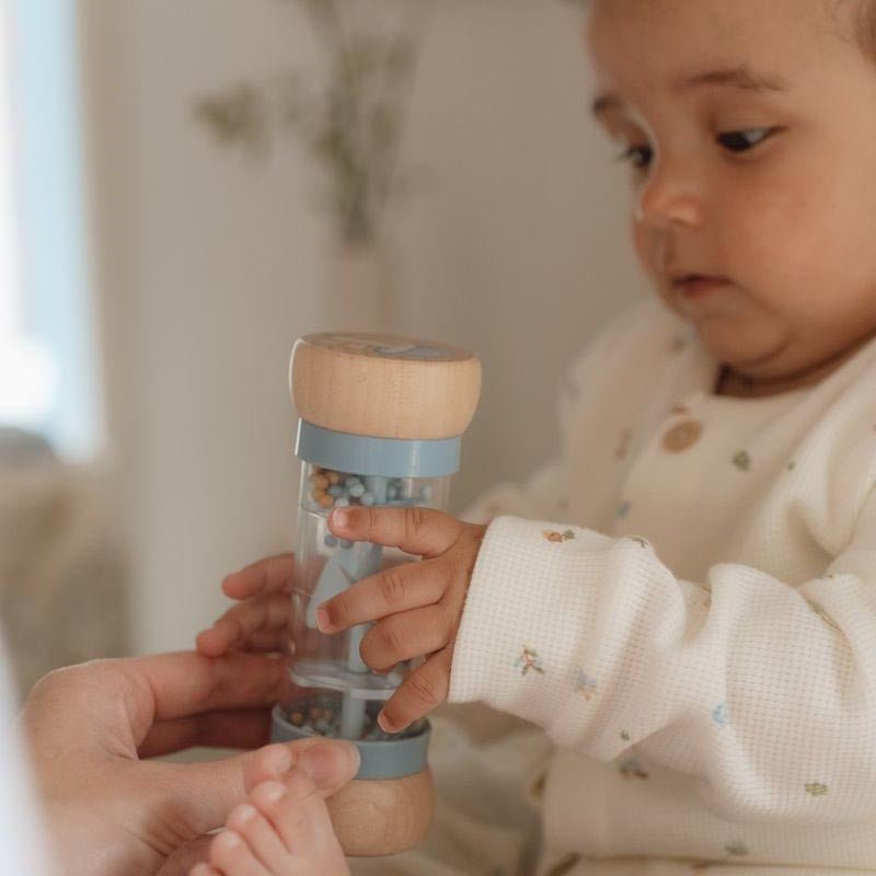 JUGUETE DE MADERA LITTLE DUTCH ·SONAJERO PALO DE LLUVIA FOREST FRIENDS· - Happy Moments Baby