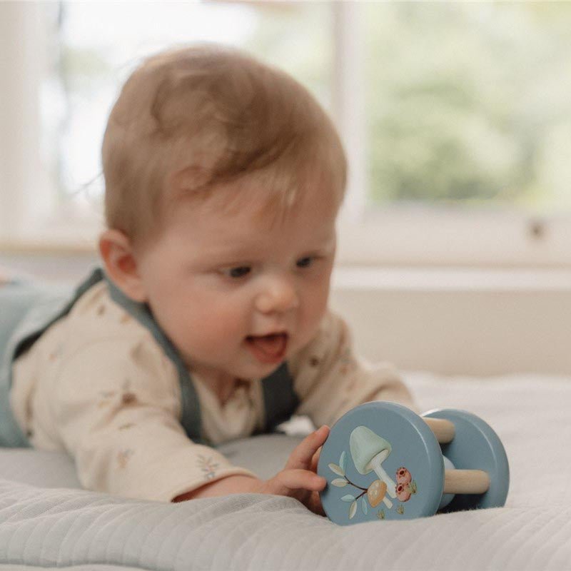 JUGUETE DE MADERA LITTLE DUTCH ·SONAJERO ROLLER FOREST FRIENDS· - Happy Moments Baby