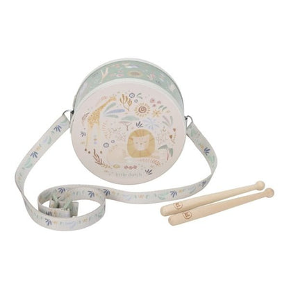 JUGUETE DE MADERA LITTLE DUTCH ·TAMBOR SAFARI FRIENDS· - Happy Moments Baby