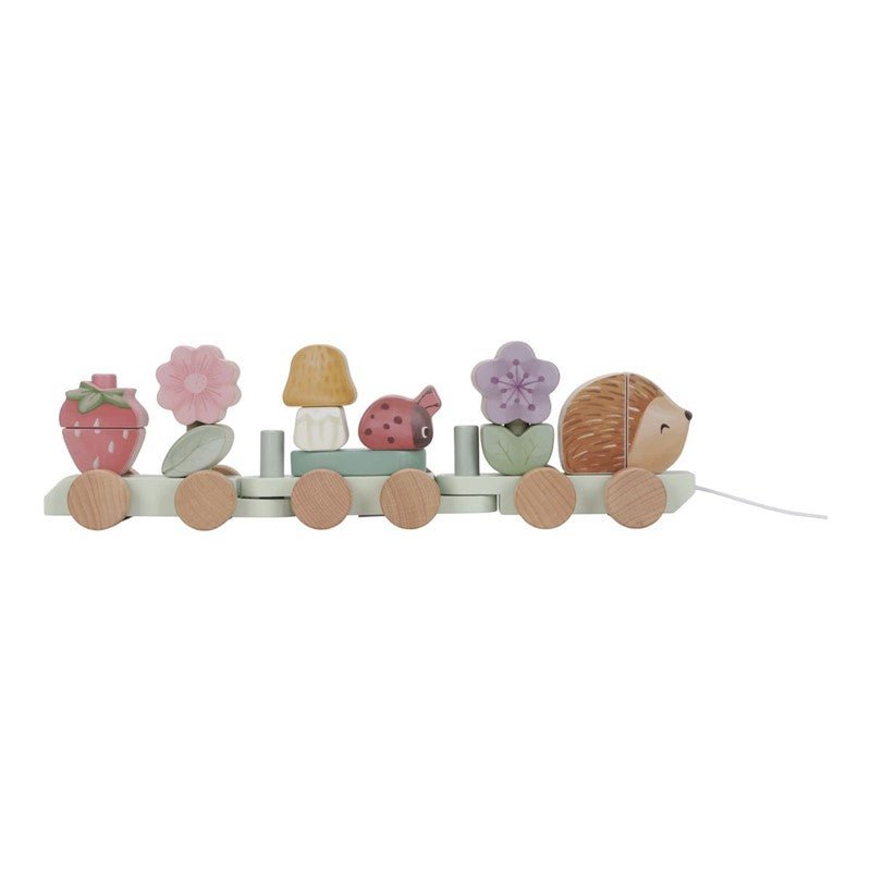 JUGUETE DE MADERA LITTLE DUTCH ·TREN APILABLE ERIZO FAIRY GARDEN· - Happy Moments Baby