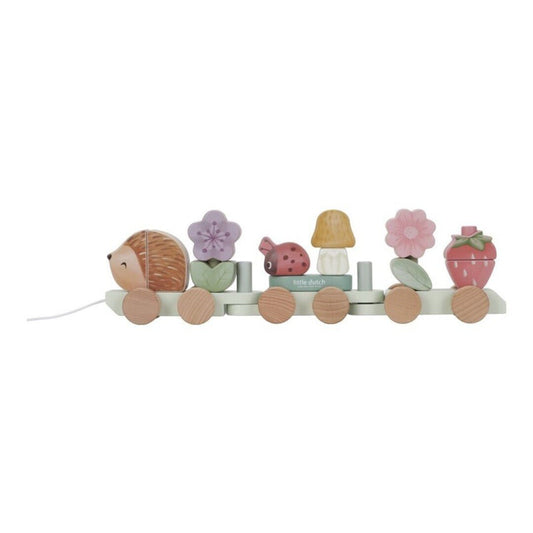 JUGUETE DE MADERA LITTLE DUTCH ·TREN APILABLE ERIZO FAIRY GARDEN· - Happy Moments Baby