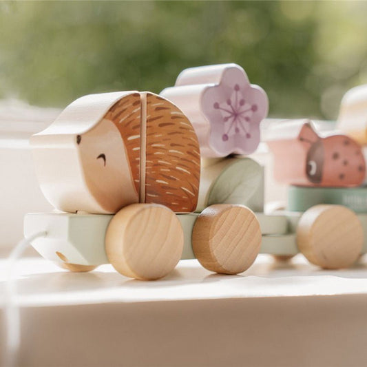 JUGUETE DE MADERA LITTLE DUTCH ·TREN APILABLE ERIZO FAIRY GARDEN· - Happy Moments Baby