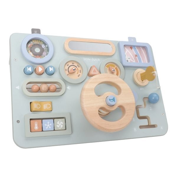 JUGUETE DE MADERA LITTLE DUTCH ·VOLANTE DE ACTIVIDADES· - Happy Moments Baby